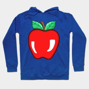 Cute Red Delicious Shiny Apple Hoodie